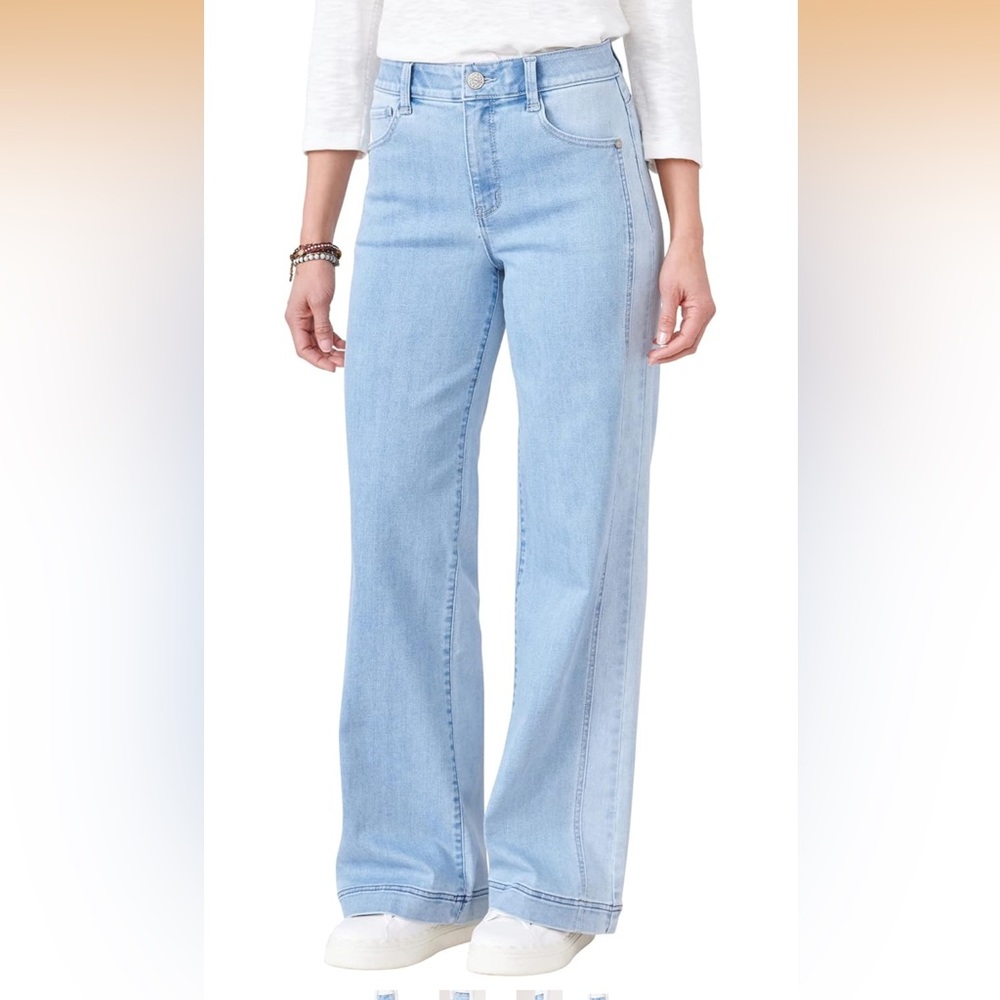 Democracy Ab Solution Skyrise Wide Leg Jeans